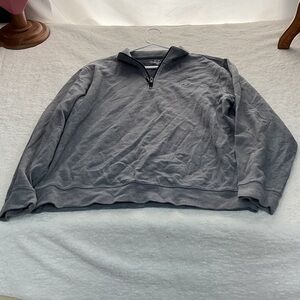 Vineyard Vines Men's Charcoal Zip-Up Sweater